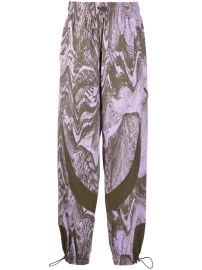 Adidas By Stella McCartney abstract-pattern Print Track Pants - at Farfetch